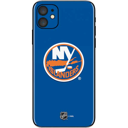 NHL New York Islanders Solid Background iPhone 11 Skin