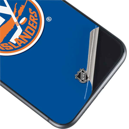 NHL New York Islanders Solid Background iPhone 11 Skin