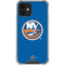 NHL New York Islanders Solid Background iPhone 12 Clear Case