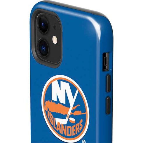 NHL New York Islanders Solid Background iPhone 12 Impact Case