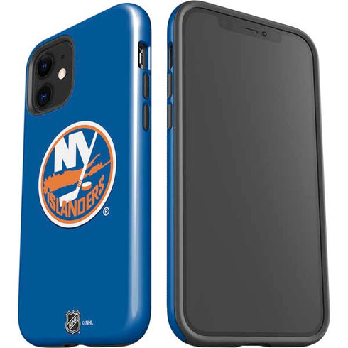 NHL New York Islanders Solid Background iPhone 12 Impact Case