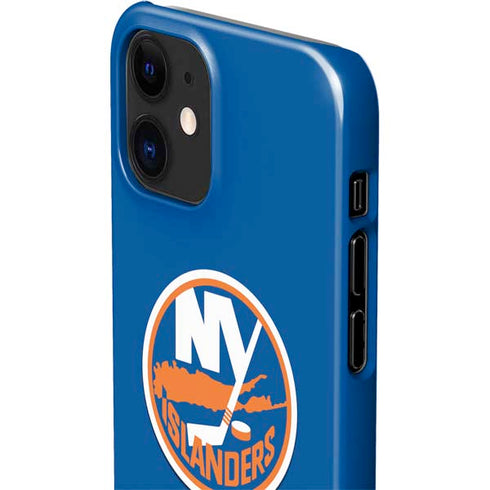 NHL New York Islanders Solid Background iPhone 12 Mini Lite Case