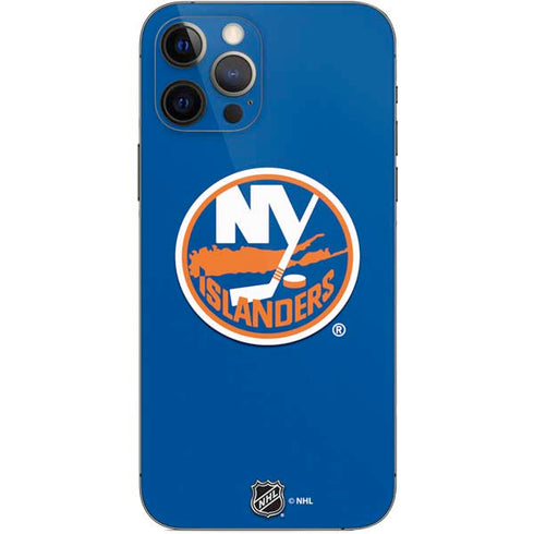 NHL New York Islanders Solid Background iPhone 12 Pro Skin