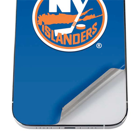 NHL New York Islanders Solid Background iPhone 12 Pro Skin
