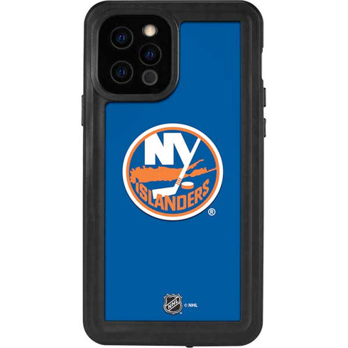 NHL New York Islanders Solid Background iPhone 12 Pro Waterproof Case