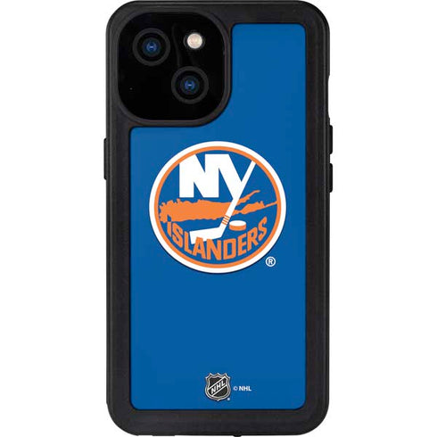 NHL New York Islanders Solid Background iPhone 13 Mini Waterproof Case