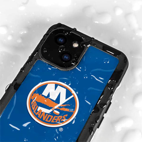 NHL New York Islanders Solid Background iPhone 13 Mini Waterproof Case
