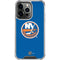 NHL New York Islanders Solid Background iPhone 13 Pro Clear Case