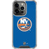 NHL New York Islanders Solid Background iPhone 13 Pro Clear Case