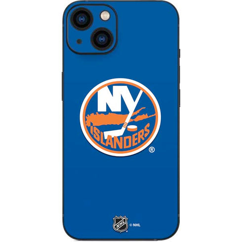 NHL New York Islanders Solid Background iPhone 13 Skin