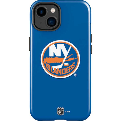 NHL New York Islanders Solid Background iPhone 15 Plus Impact Case