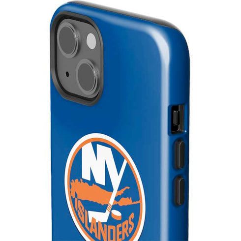 NHL New York Islanders Solid Background iPhone 15 Plus Impact Case