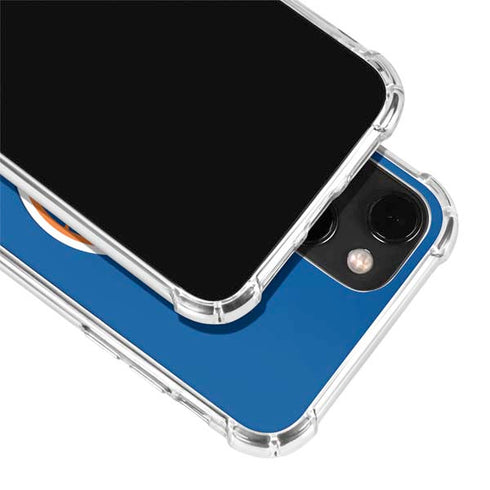 NHL New York Islanders Solid Background iPhone 14 Plus Clear Case