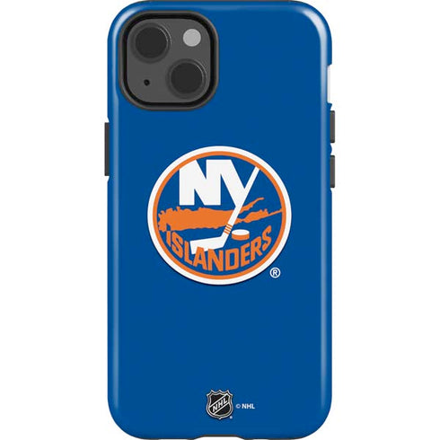 NHL New York Islanders Solid Background iPhone 15 Impact Case