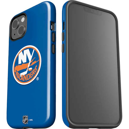 NHL New York Islanders Solid Background iPhone 15 Impact Case
