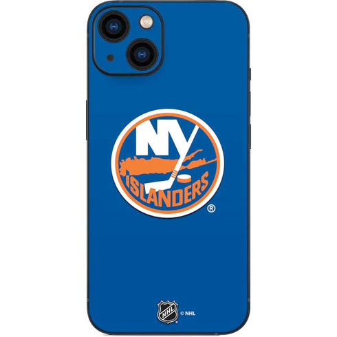 NHL New York Islanders Solid Background iPhone 14 Plus Skin