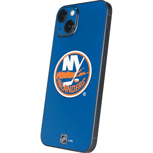 NHL New York Islanders Solid Background iPhone 15 Plus Skin