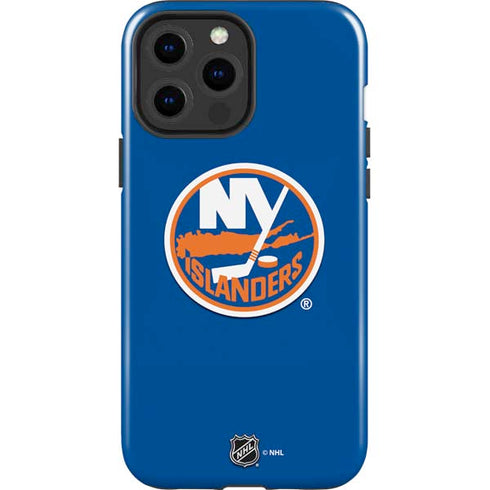 NHL New York Islanders Solid Background iPhone 15 Pro Max Impact Case