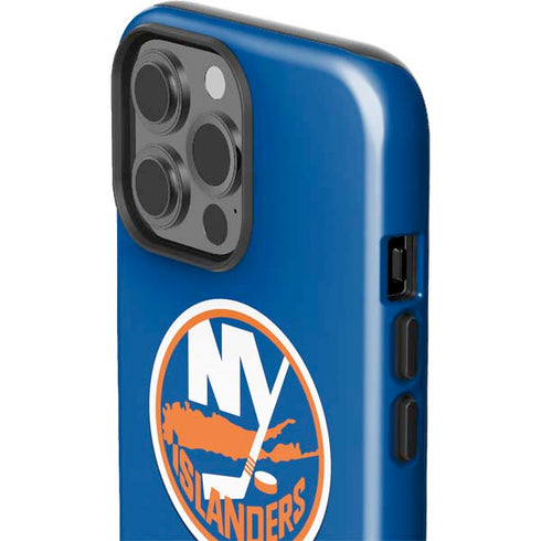 NHL New York Islanders Solid Background iPhone 15 Pro Max Impact Case