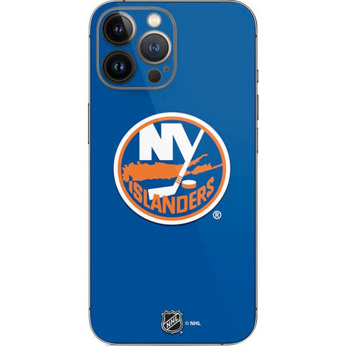 NHL New York Islanders Solid Background iPhone 14 Pro Max Skin