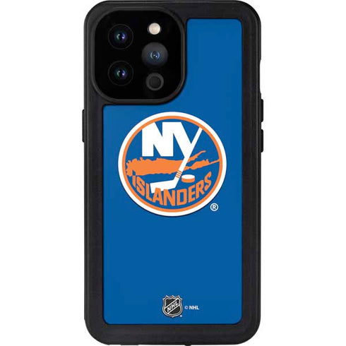 NHL New York Islanders Solid Background iPhone 14 Pro Max Waterproof Case