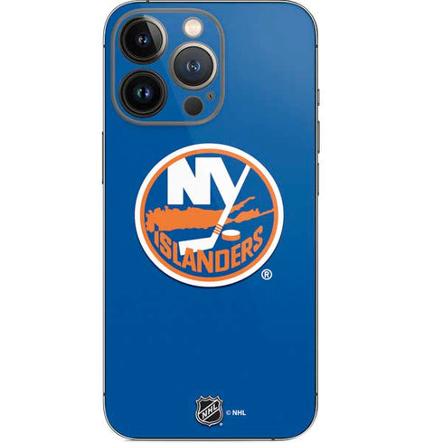 NHL New York Islanders Solid Background iPhone 14 Pro Skin