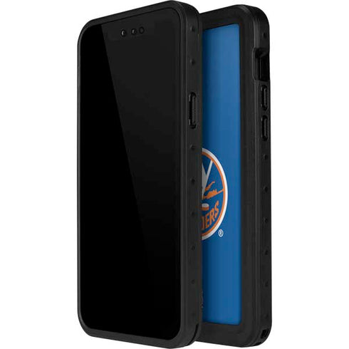 NHL New York Islanders Solid Background iPhone 15 Waterproof Case