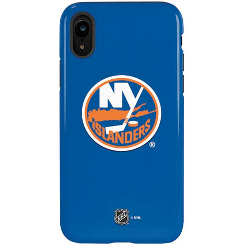 NHL New York Islanders Solid Background iPhone XR Pro Case