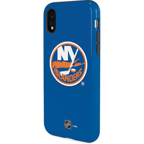 NHL New York Islanders Solid Background iPhone XR Pro Case