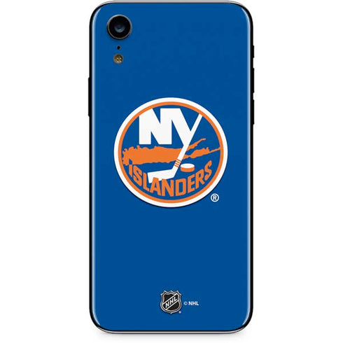 NHL New York Islanders Solid Background iPhone XR Skin