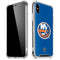 NHL New York Islanders Solid Background iPhone XS Max Clear Case
