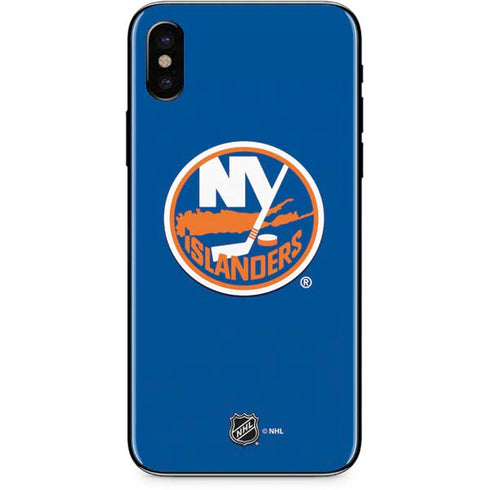 NHL New York Islanders Solid Background iPhone XS Max Skin