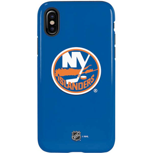 NHL New York Islanders Solid Background iPhone XS Pro Case