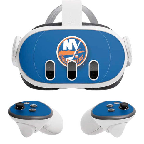 NHL New York Islanders Solid Background Meta Quest 3 Skin