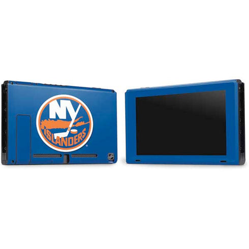 NHL New York Islanders Solid Background Nintendo Switch Bundle Skin