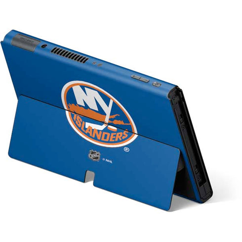 NHL New York Islanders Solid Background Nintendo Switch OLED (2021) Skin