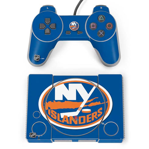 NHL New York Islanders Solid Background PlayStation Classic Bundle Skin