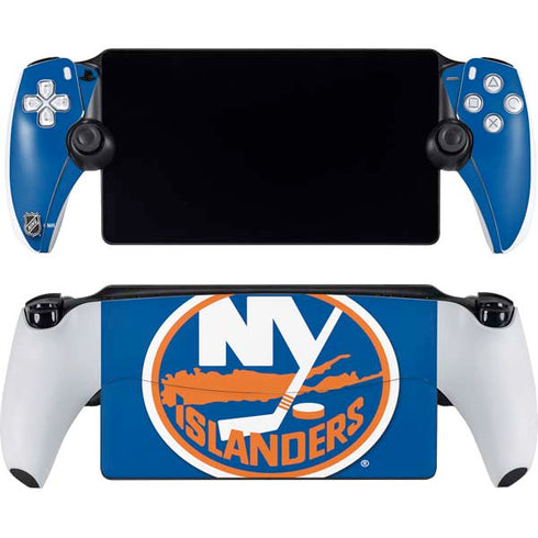 NHL New York Islanders Solid Background PlayStation Portal Remote Player Skin
