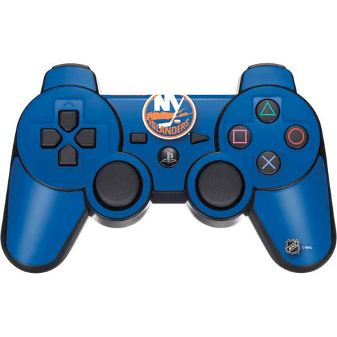 NHL New York Islanders Solid Background PS3 Dual Shock wireless controller Skin