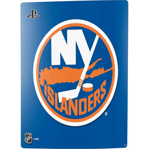 NHL New York Islanders Solid Background PS5 Digital Edition Console Skin