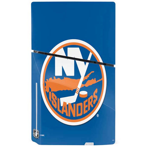 NHL New York Islanders Solid Background PS5 Slim Disk Bundle Skin