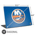 NHL New York Islanders Solid Background Universal Laptop 15in (12.2 x 8.8in) Skin