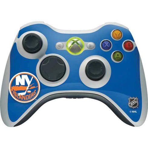 NHL New York Islanders Solid Background Xbox 360 Wireless Controller Skin