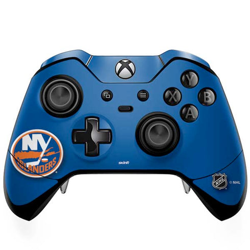 NHL New York Islanders Solid Background Xbox One Elite Controller Skin
