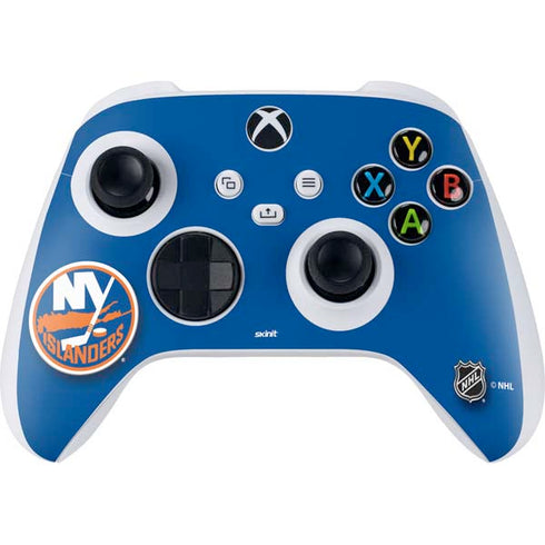 NHL New York Islanders Solid Background Xbox Series S Controller Skin