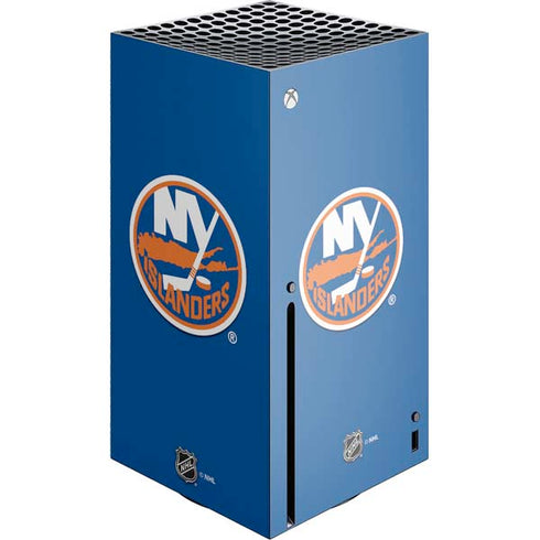 NHL New York Islanders Solid Background Xbox Series X Console Skin