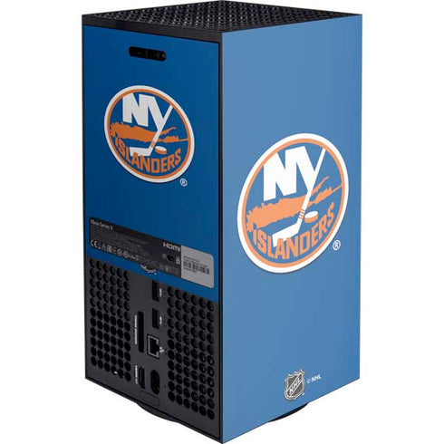 NHL New York Islanders Solid Background Xbox Series X Console Skin