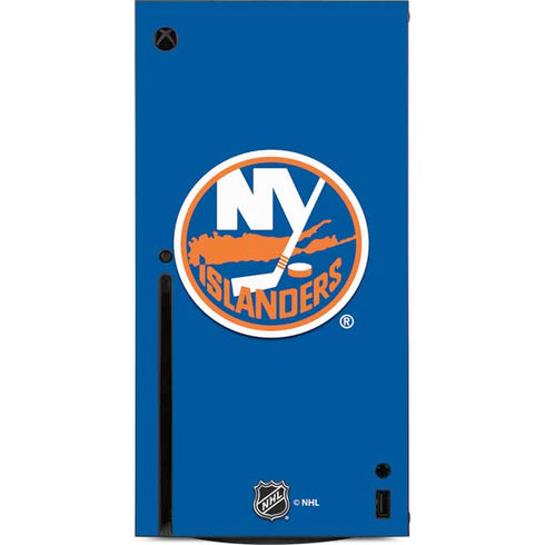 NHL New York Islanders Solid Background Xbox Series X Console Skin