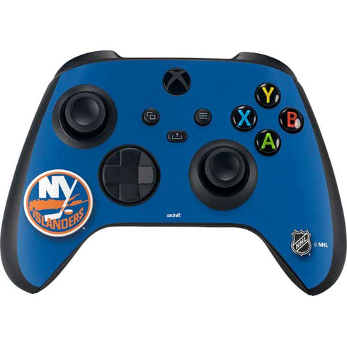 NHL New York Islanders Solid Background Xbox Series X Controller Skin