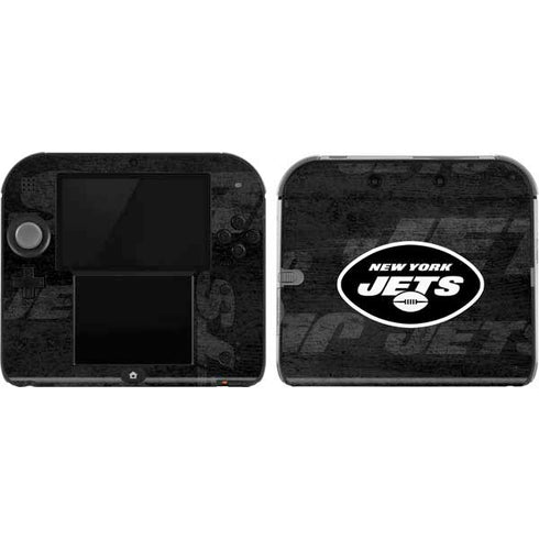 NFL New York Jets Black & White Nintendo 2DS Skin